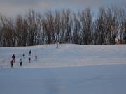 Ski lift and slope at Monte Kienader