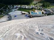 The descent at Monte Kaolino