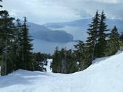 Magnificent view from the Cypress Mountain ski area