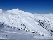 View of the slopes at the Frühmesserbahn