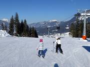 Easy slope at the 10-seater gondola lift Eichenhof