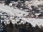 Dense development around the Sonnenhang. Many of the houses offer holiday apartments.