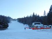 View of the Mendelpass ski area