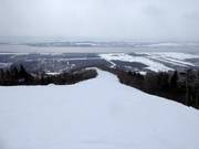 Slope La Crête with a view of the Saint Lawrence River and Île-d'Orléans