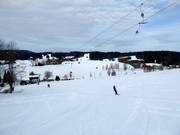 View over the Oberwilhams ski slope