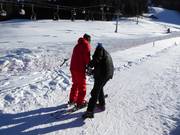 Assistance at the practice lift