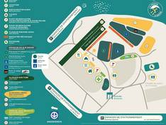 Trail map Pente à Neige – Montreal
