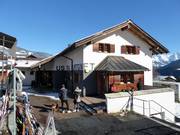 Restaurant Curtginet at the valley station in Waltensburg