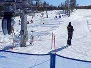 Assistance is available for children at the entry point.