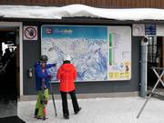Information board at the Hochoetz mountain station
