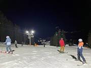Night skiing