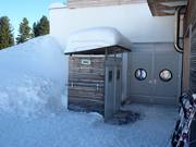 Well-maintained sanitary facilities in the Speikboden ski area