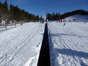 Conveyor belt at Tandådalstorget Skidland