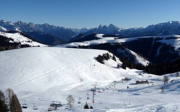 Best ski resort in the Sugana Valley (Valsugana) – Test report Lagorai/Passo Brocon – Castello Tesino