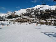 Easy slope in the valley area