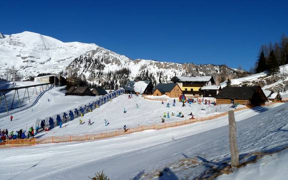 Ski resorts for beginners in the Ennstal Alps – Beginners Wurzeralm – Spital am Pyhrn