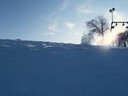 The only difficult section of piste