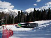 Schuss section to the valley station – this is where the slopes B1, B2, and B3 merge