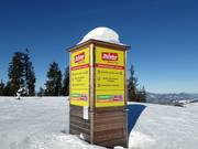 Signposting on the slopes