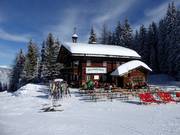 Genussspecht host Quellbodenhütte on the Planai
