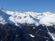 View from Zinal to Grimentz