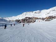 Easy slope in Val Thorens
