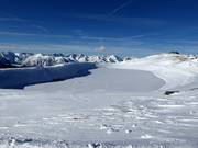 Landscape pond for snowmaking