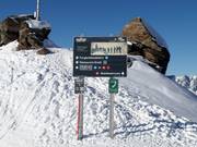 Slope signage in See