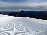Groomed slope at Feuerkogel