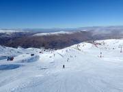 Ski resort of Cardrona with snow park