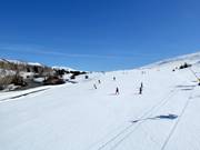 Easy and wide slope at Dollar Mountain in Sun Valley