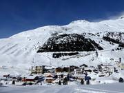 View of the ski resort of Vent