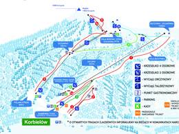 Trail map Pilsko – Korbielów