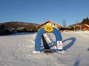 Conveyor belt in Seiser's Schräger Wiese