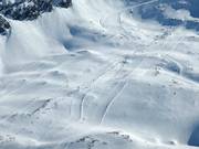 Slopes at the Goldbergbahn 2 and at the Kreuzkogellift