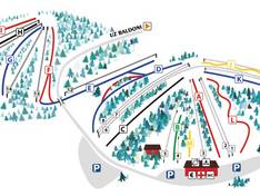 Trail map Riekstu Kalns