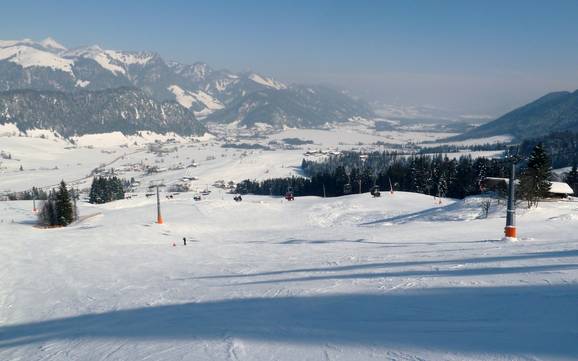 Skiing near Walchsee