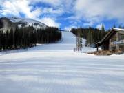 The Whoop-Up downhill run from below