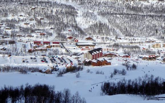 Funäsfjällen: access to ski resorts and parking at ski resorts – Access, Parking Tänndalen