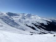 View from the Stein to Piz Sezner