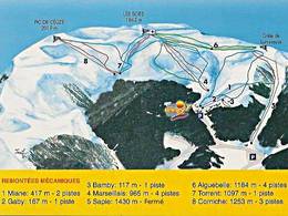 Trail map Céüze 2000 – Gap