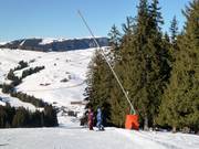 Complete snowmaking on the Seiser Alm