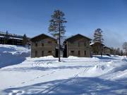 Holiday homes on the edge of the slopes in Hundfjället