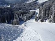 Connecting section to the Bärenbadlift