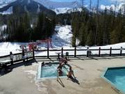 In Fernie, you can end your ski day in a whirlpool.
