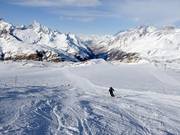 Schuss run from Furggsattel to Schwarzsee