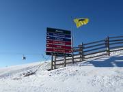 Slope signage in Masella