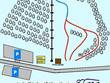 Trail map of the ski resort Vernířovice