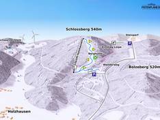 Trail map Holzhausen – Schlossberg