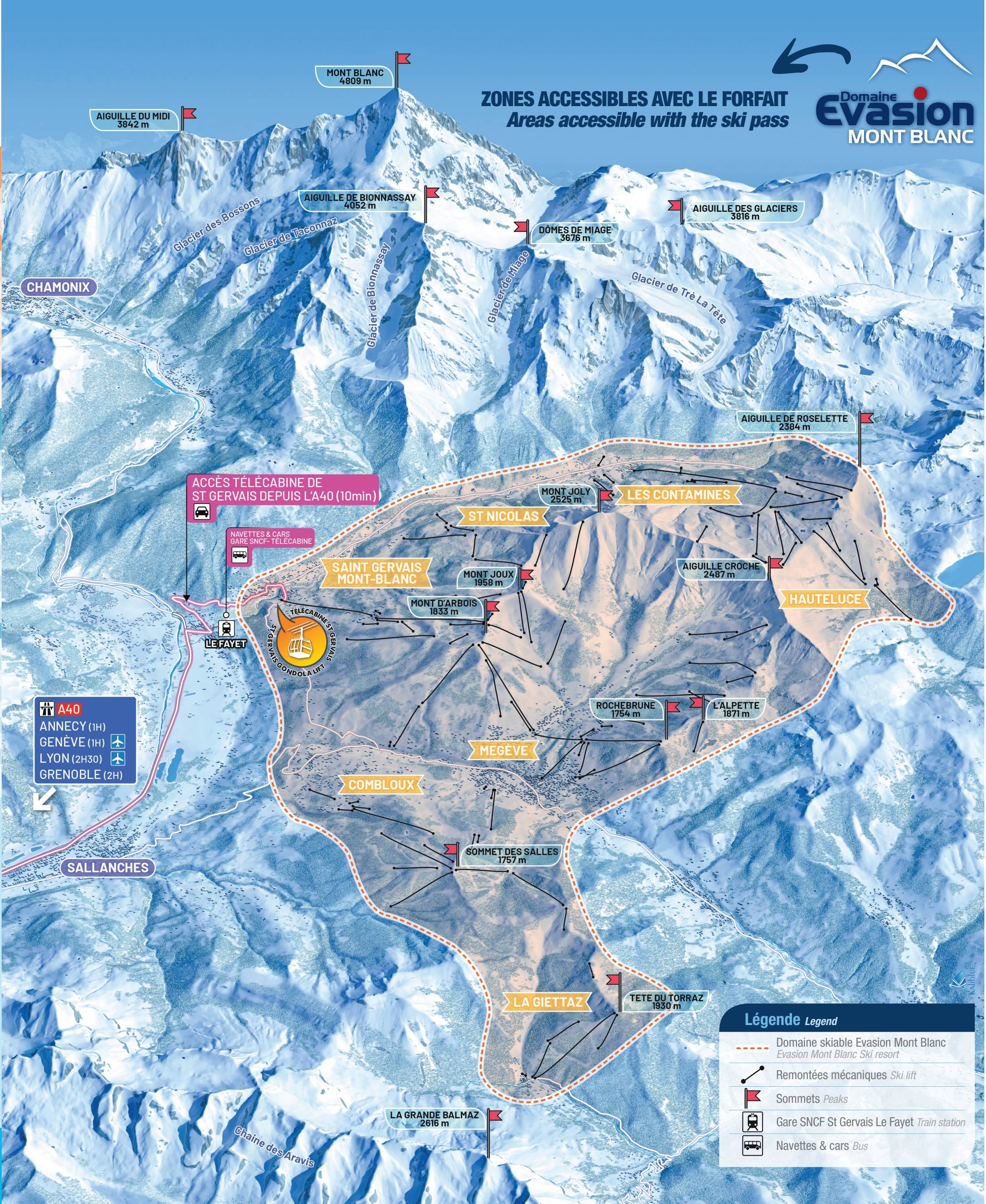 BERGFEX: Station de ski Saint-Gervais - Vacances de ski Saint-Gervais